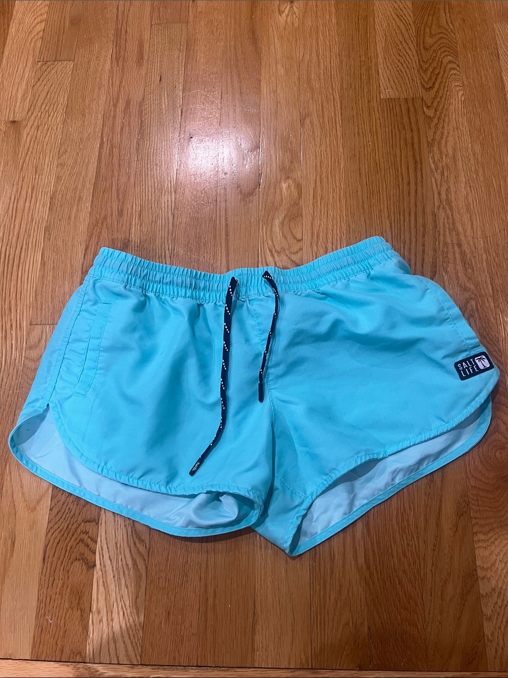 Salt Life Women's Aqua Blue Swim Shorts